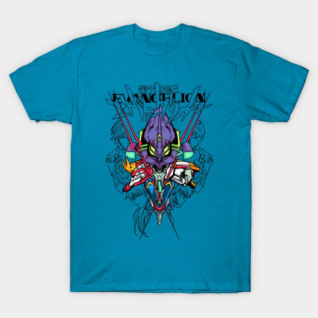 Rebuild for N.G.Evangelion Color Tshirts T-Shirt by TintadeChicle